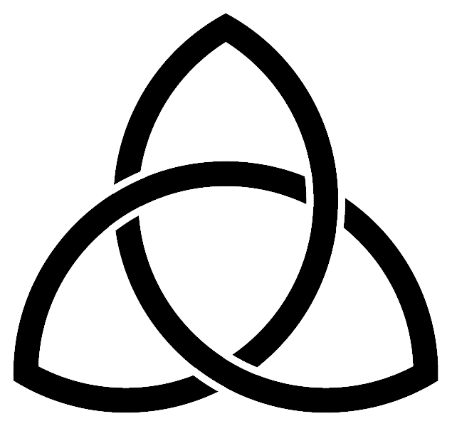 La Triqueta, símbolo celta que muestra la unión de lo físico, lo mental y lo espiritual.